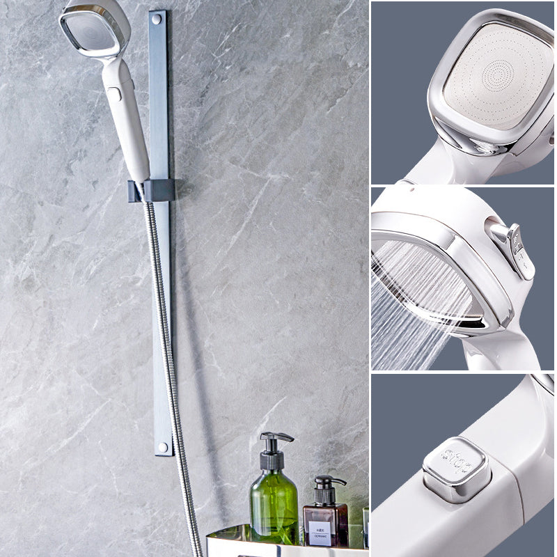 4-mode Handheld Pressurized Shower Head with Pause Switch